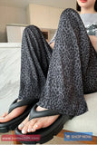 Casual Leopard Pattern Long Pants