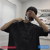 Short Sleeve Dragon Pattern Chinese Style Blouse Shirt