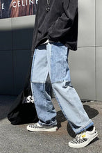 Loose Panelled Hip Hop Jeans Pants