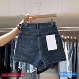 High Waist Mid Length Summer Denim Shorts