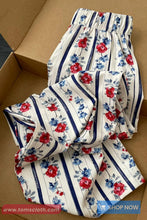 Casual Floral Pattern Long Pants