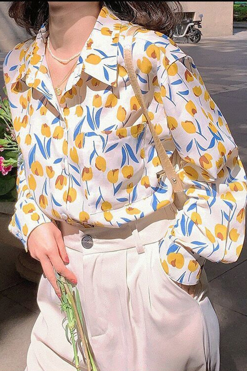 Tulipa Blouse - Brown main image 0