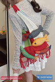 Cute 3D Fish Decoration Tote Hand Bag