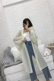 Loose Long Sleeve Chiffon Transparent Shirts