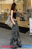 Loose Camouflage Pattern Cargo Long Pants