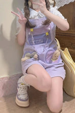 Casual Sweet Purple Color Short Jumpsuits