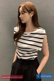 Sleeveless Elegant O-Neck Shirt