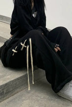 Loose Bandage Side Casual Sweatpants
