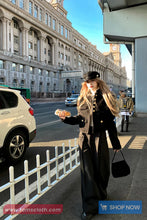 Long Sleeve Vintage Elegant Black Jacket