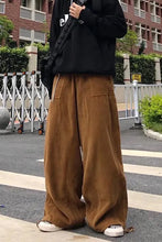 Retro Oversize Wide Leg Corduroy Pants