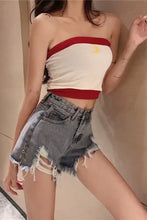 Casual Ripped Style Denim Shorts