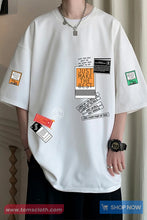 Loose Hip Hop Printed Men Casual Shirts