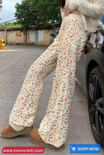 Cute Puppies Full Printed Fleece Sweatpants