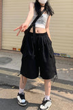 Big Pocket Wide Leg Shorts Pants