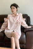 Long Sleeve Elegant Off Shoulder Blouse Shirts