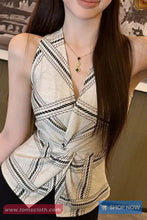 V-Neck Sleeveless Blouse Shirt