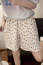 Cute Floral Pattern Home Wear Shorts Pants