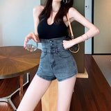 Sexy High Waist Skinny Stretch Denim Shorts