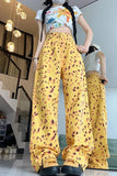 High Waist Leopard Print Denim Pants – Statement Everyday Style