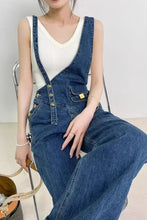 Casual Irregular Style Long Jeans Jumpsuits