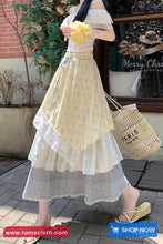 Elastic Waist Drawstring Tie Elegant Summer Midi Skirts