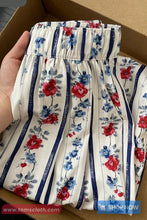 Casual Floral Pattern Long Pants