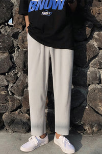 Loose Casual Pleated Style Men Pants