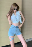 Sexy Sling Denim Shorts