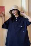 Loose Short Sleeve Pocket Shirts