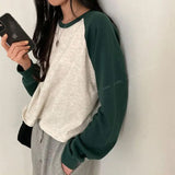 Long Sleeve Casual Raglan Shirt