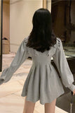 Long Sleeve O-Neck Elegant Dress