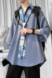 Loose Oversize Sleeve Art Pattern Shirt