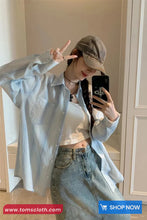 Long Sleeve Striped Lace Hollow Out Patchwork Blouse Shirt