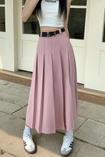 High Waist Elegant Pleated Long Skirts