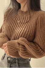 Long Sleeve Vintage Knitted Sweater