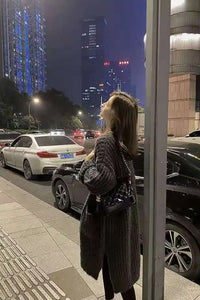Loose Long Retro Lazy Cardigan Sweater