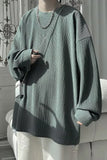 Loose O-Neck Casual Men Sweatshirt