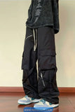 Loose Hip Hop Zipper Cargo Pants