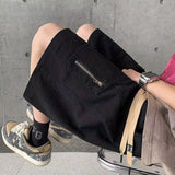 Loose Cargo Zipper Pockets Men Shorts Pants