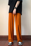 Loose Thin Pleated Men Pants