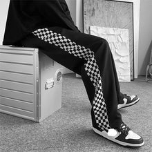 Loose Side Checkered Plaid Hip Hop Pants