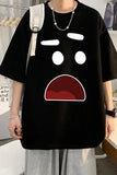 Loose Cute Emoticon Face Shirts