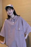Loose Short Sleeve Pocket Shirts
