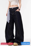 High Waist Classic Black Jeans Pants