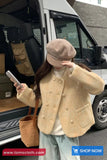 Long Sleeve Simple Elegant Button Coat Jacket