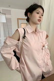 Long Sleeve Elegant Off Shoulder Blouse Shirts