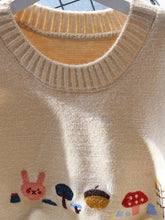 Cute Cartoon Sleeveless Vest Sweater
