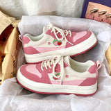 Cute Strawberry Low Running Sneakers