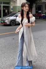 Casual Slash Neck Lace Patchwork Midi Dress