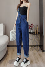 Casual One Shoulder Jeans Jumpsuits